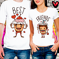 Парні футболки для закоханих "BEST - FRIENDS"