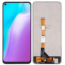 Дисплей для Vivo Y70S (V2002A) / Vivo Y70T, модуль у зборі (екран і сенсор) чорний, оригінальний