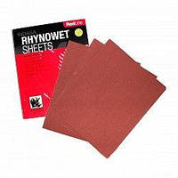 Наждачний папір в аркушах водостійка Indasa Rhynowet RedLine для шліфування по-мокрому P80 230 * 280 мм (лист)