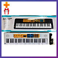Детское пианино-синтезатор HS-6188B с микрофоном от сети + Подарок