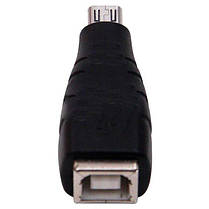Перехідник адаптер Alitek USB Type B (мама) — Micro USB (тато) для принтера, сканера, фото 5