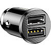 Автомобільний зарядний пристрій 2 USB для телефону автомобільна зарядка USB на 2 телефони 3А Baseus, фото 10