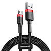 Кабель для телефону і планшета мікро юсб Baseus USB For Micro 2.4 A 1m, фото 3
