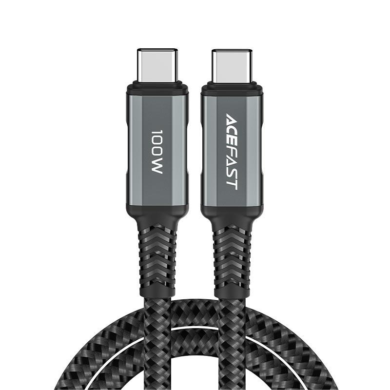 Кабель ACEFAST C4-03 USB-C to USB-C 100W aluminum alloy Gray