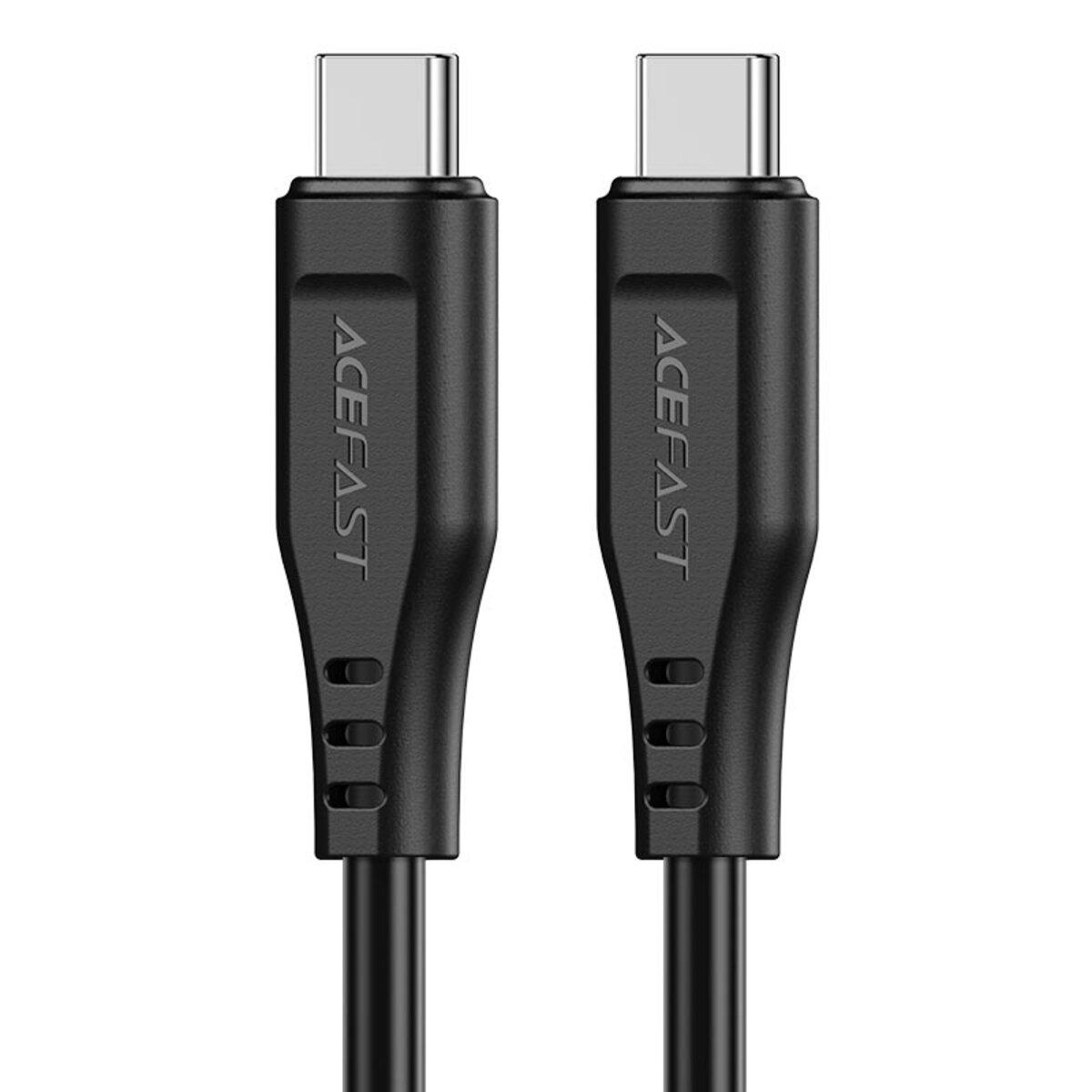 Зарядний кабель для телефону ACEFAST C3-03 USB-C to USB-C TPE Black