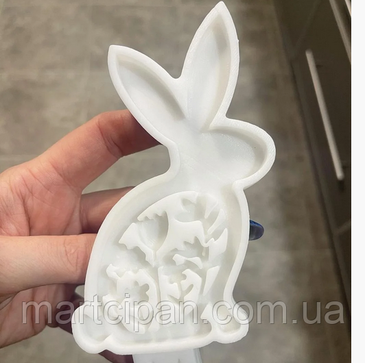 Молд силіконовий Великодній кролик 1