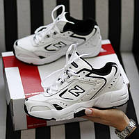 Жіночі кросівки New Balance 452 Black White білі з чорним повсякденними весна літо