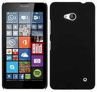 Чехол-бампер Nokia Lumia 550 черный с защитной пленкой в комплекте