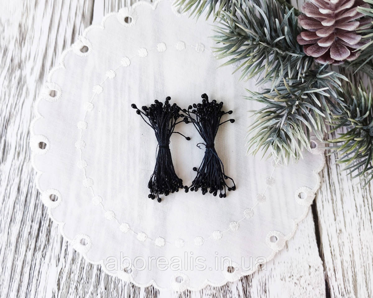 Тичинки глянцеві сині 50 (100)шт, фото 1