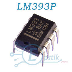 LM393P подвійний компаратор DIP8