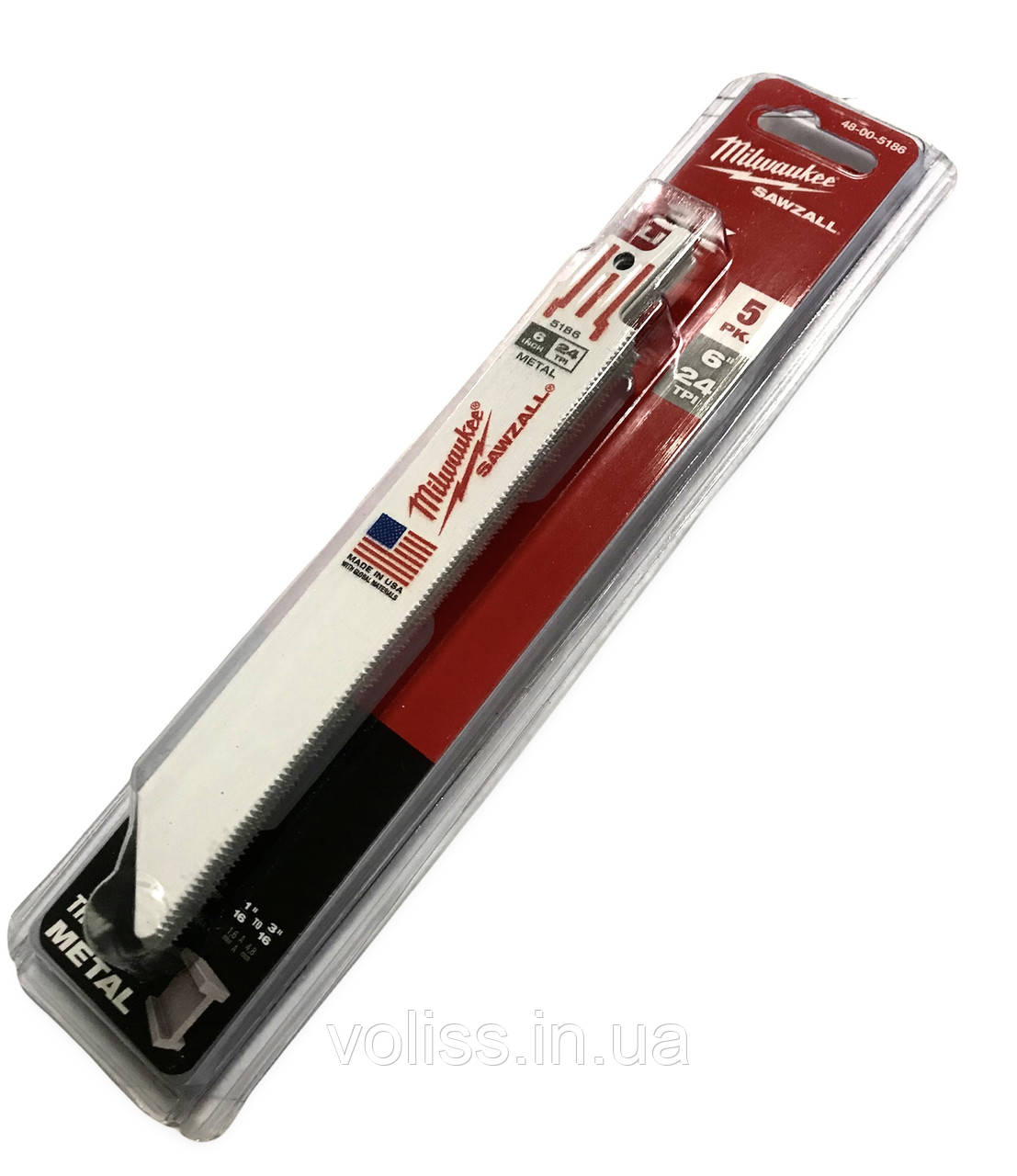 Полотна для металу для шабельної пили Milwaukee 150 мм, фото 1