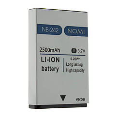 Акумулятор Nomi NB-242 i242 оригінал Китай 2500 mAh
