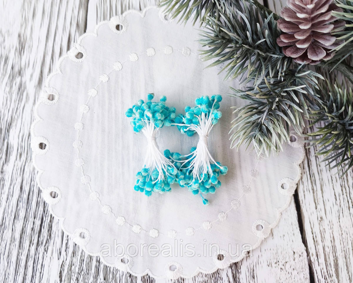 Тичинки цукрові салатові 50 (100)шт, фото 1