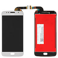 Дисплей для Motorola Moto G5s XT1792, XT1793, XT1794, XT1799, модуль (экран и сенсор), оригинал Белый