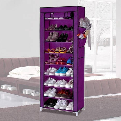 Купить Шкаф Складной тканевый гардероб для обуви на 9 полок Combination ...