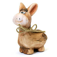 Керамічна фігурка Ослик Іа з бантиком 10 см