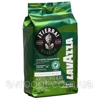 Кава в зернах Lavazza Tierra Brazil Intense, 1 кг.