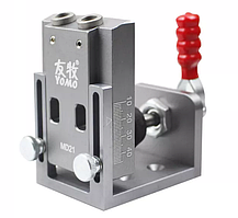 Деревообробний кондуктор для свердління отвору під кутом 15° YOMO, комплект для свердління отворів