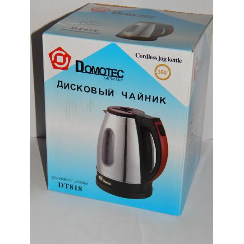 Чайник Domotec DT818 з віконцем