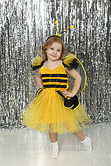 Дитячий маскарадний костюм Бджілка, костюм бджоли, костюм карнавальний для дівчинки, дропшипінг