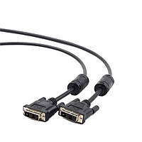 Кабель мультимедийный DVI to DVI 18pin, 1.8m Cablexpert (CC-DVI-BK-6)