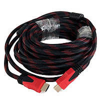 Кабель мультимедійний HDMI to HDMI 10.0m v1.4B 28awg, 14+1, CCS Extradigital (KBH1748)