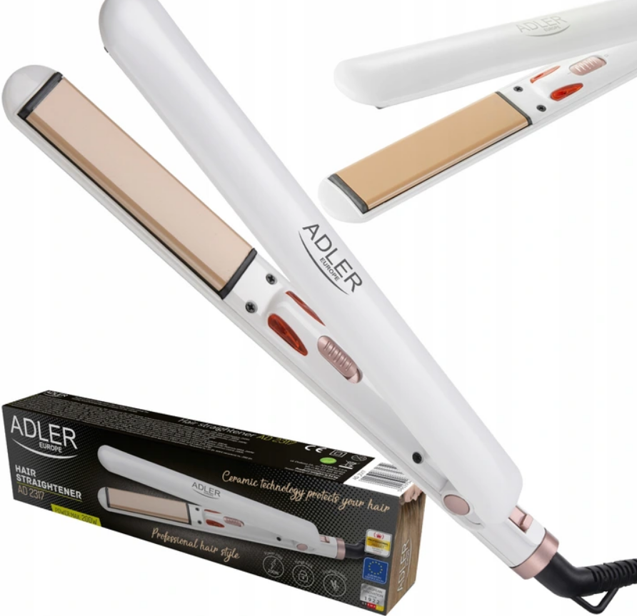 Випрямляч для волосся з керамічними пластинами Adler AD 2317, фото 1