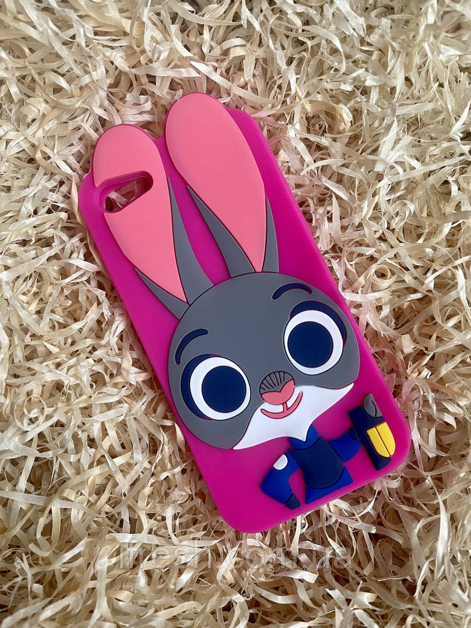 Силіконовий чохол Джуді Хопс для iPhone SE 2022/2020/ 8/ 7, Pink
