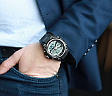 Спортивний наручний електронно-стріляний годинник із будильником із каучуковим ремінцем, фото 10