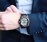 Спортивний наручний електронно-стріляний годинник із будильником із каучуковим ремінцем, фото 3