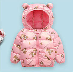 Дитяче куртка ведмедик Тедді рожева