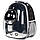 Рюкзак для перенесення тварин з ілюмінатором CosmoPet CP-101 для котів і собак Clear Black, фото 2