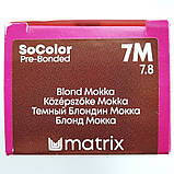 7M (блонд мокко) Стійка крем-фарба для волосся Matrix SoColor Pre-Bonded,90ml, фото 3