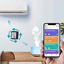 Wi-Fi датчик температури та вологості MIR-TE200-WF black з РК-дисплеєм. Термометр. Гігрометр. Tuya / Smart life, фото 7