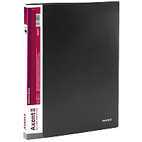 Папка на 10 файлов А4 пластиковая Axent 1010 дисплей-книга черная