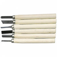 Набір різців по дереву, 6 шт, Sparta