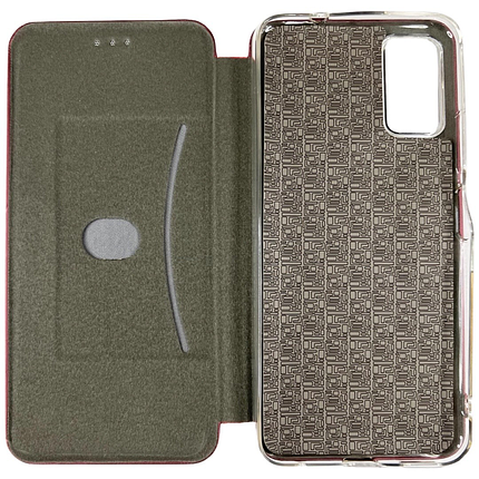 Чохол книжка Elegant book для ZTE Blade A71 (зте білейд а71) бордовий, фото 3