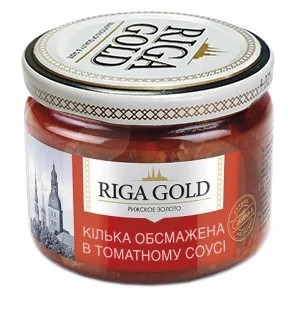 Шпроты в томате Рижское Золото Riga Gold 280 г Латвия - фото 1 - id-p1573539524