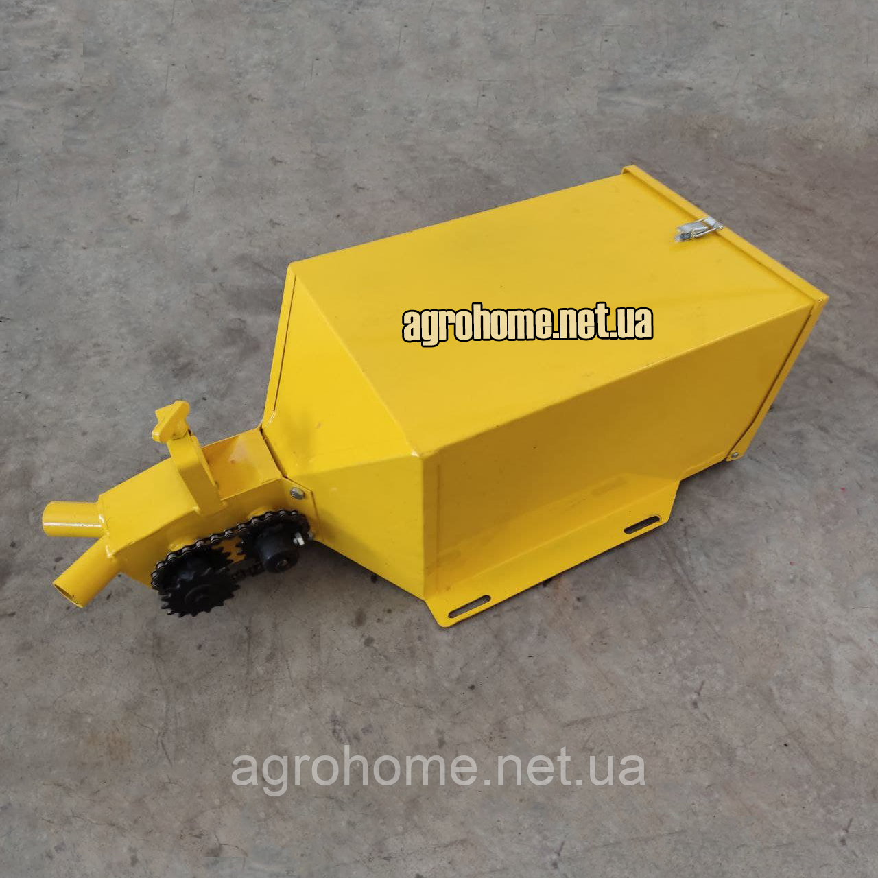 Бачок для мінеральних добрив 50 металевий до картоплесаджалки Bomet, фото 1