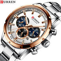 Часы мужские Curren Chronograph Silver-White Часы наручные, Мужские часы, Кварцевые часы