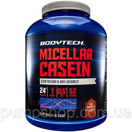 Казеїновий протеїн BodyTech Micellar Casein 1670 р ( 52 порц ) США, фото 2