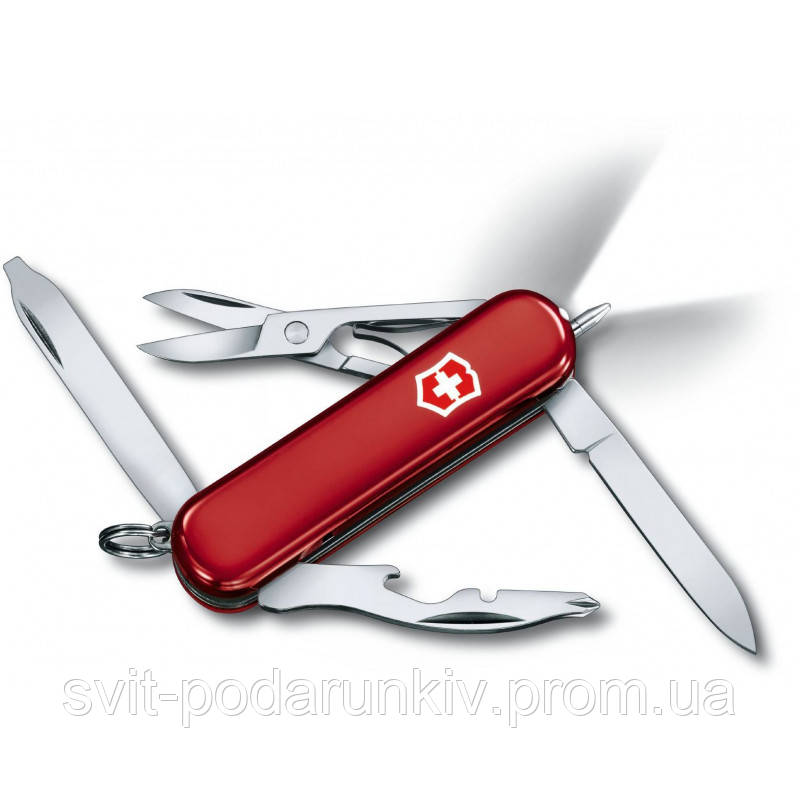 Швейцарський кишеньковий ніж-брелок з фонариком Victorinox Midnite Manager 0.6366