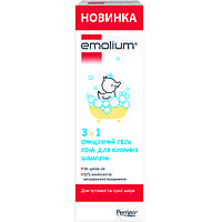 Засіб для тіла Емоліум для купання 3 в 1 400 мл шампунь-гель-піна