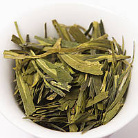 Китайский зеленый чай "Лун Цзин" ( Колодец Дракона) 100 грамм в жестянной банке и подарочный пакет