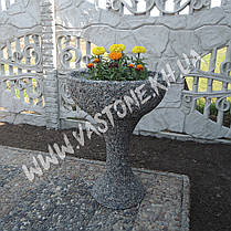 Вазон садовий для квітів "Глорія" бетонний, фото 2