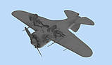 Пластикова модель 1/48 ICM 48098 радянський винищувач І-16 тип 28, фото 7