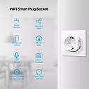 Розумна розетка GIRIER Wi-Fi Smart Plug 16 А. Tuya / Smart life, фото 4
