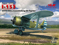 Пластикова модель 1/48 ICM 48099 радянський винищувач І-153 ВВС китая