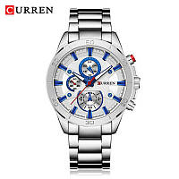 Часы Curren мужские Steel-White Часы наручные, Мужские часы, Кварцевые часы
