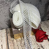 Мереживо макрамє (гіпюр ) / кольор айворі 3 см, фото 2